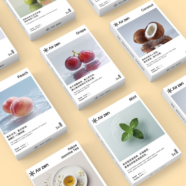 AirZen 艾爾藍一代電子煙煙彈 2.5ml*3顆  99煙彈同廠牌