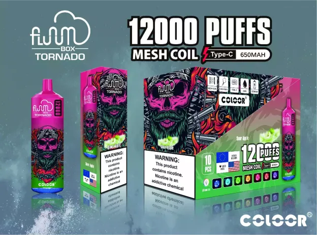 FLUUM BOX 12000 一次性電子煙｜20ml大容量｜多口味選擇｜可充電持久型