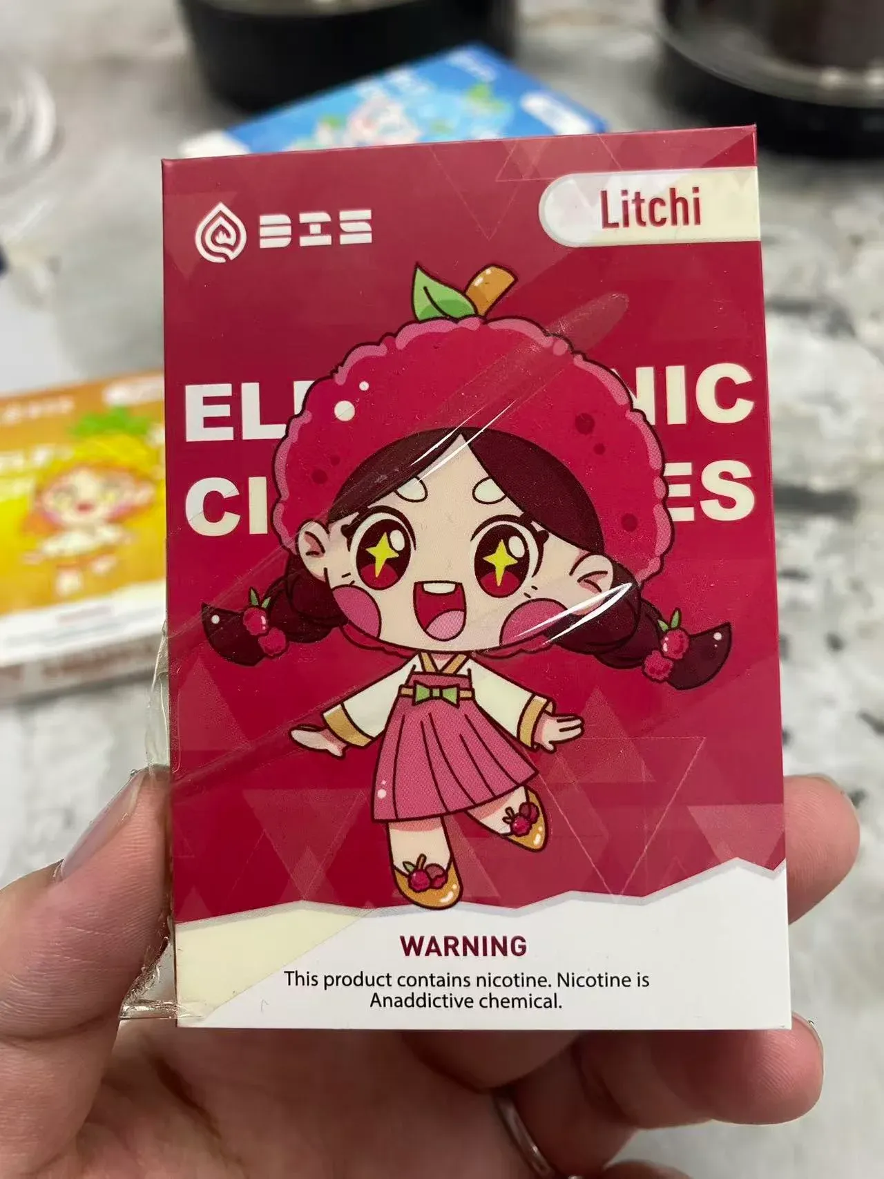 DIS迪斯煙彈 一代電子煙霧化彈 敲可愛少女包裝 3顆裝