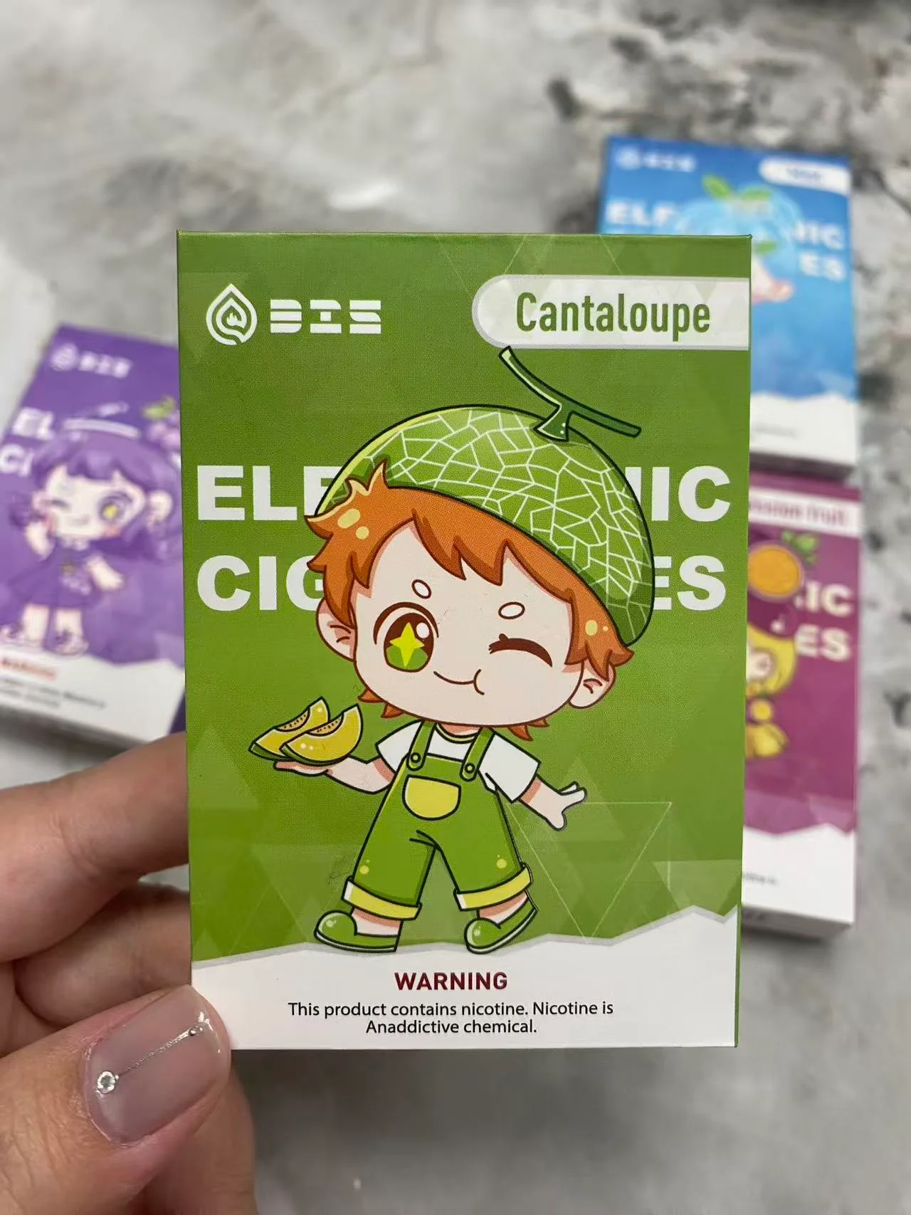 DIS迪斯煙彈 一代電子煙霧化彈 敲可愛少女包裝 3顆裝