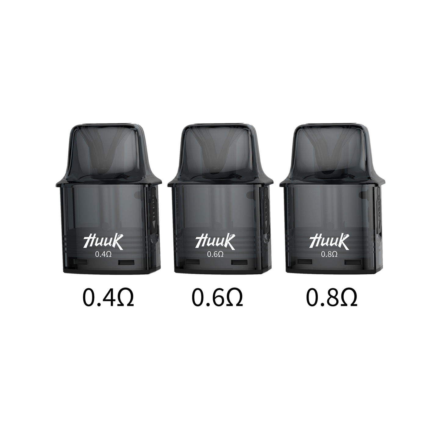 MEHA HUUK 虎克魅嗨注油式主機專用空倉 0.4/0.6/0.8Ω（3顆裝 ）