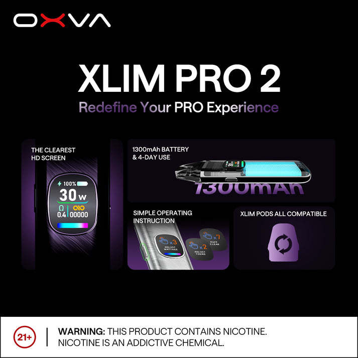 OXVA電子菸【OXVA XLIM PRO 2 POD】小蠻牛PRO 2 30W