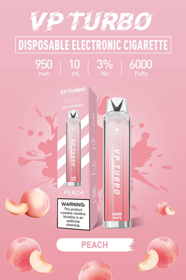 VP TURBO 6000口 發光棒 抛棄式/一次性電子煙 台灣現貨