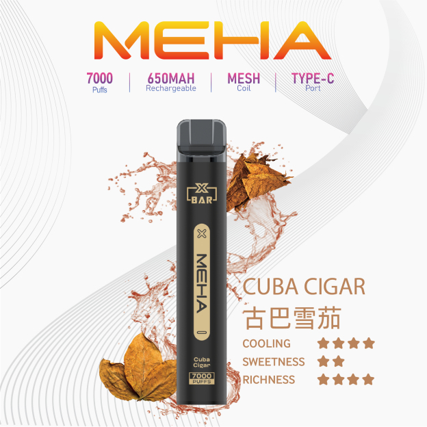 Meha 魅嗨7000口一次性電子煙 | 台灣現貨抛棄式 16種口味