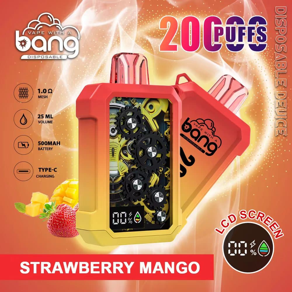 Bang Wheel 齒輪 20000 puff 一次性電子煙 | 大容量 歐美爆款