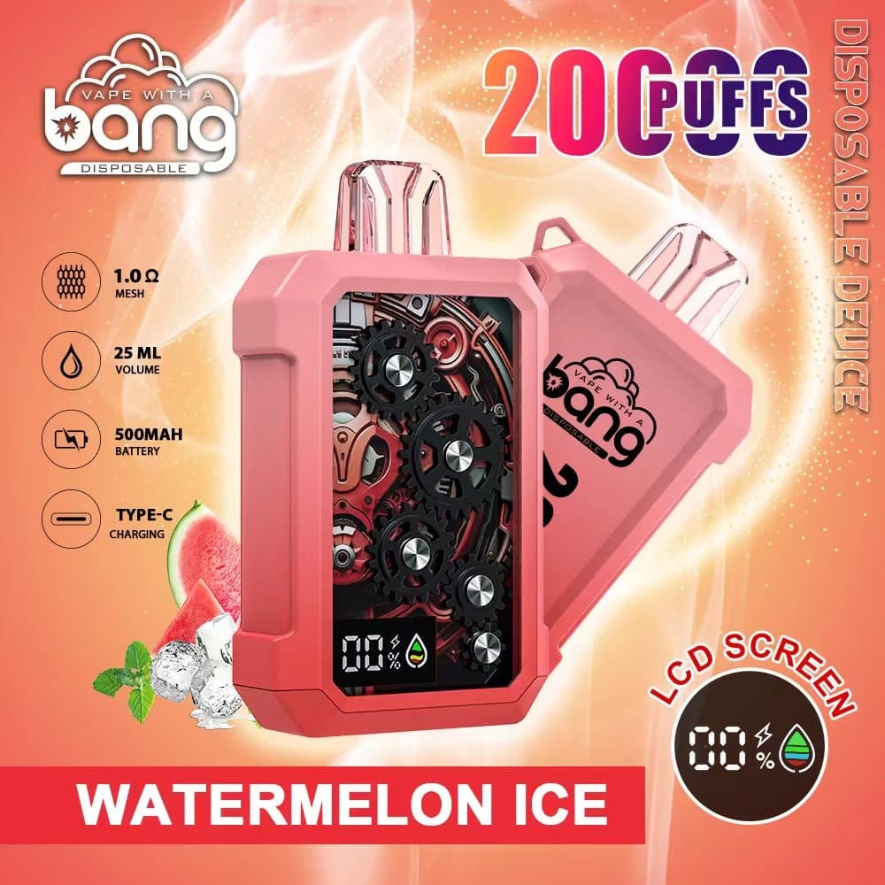 Bang Wheel 齒輪 20000 puff 一次性電子煙 | 大容量 歐美爆款