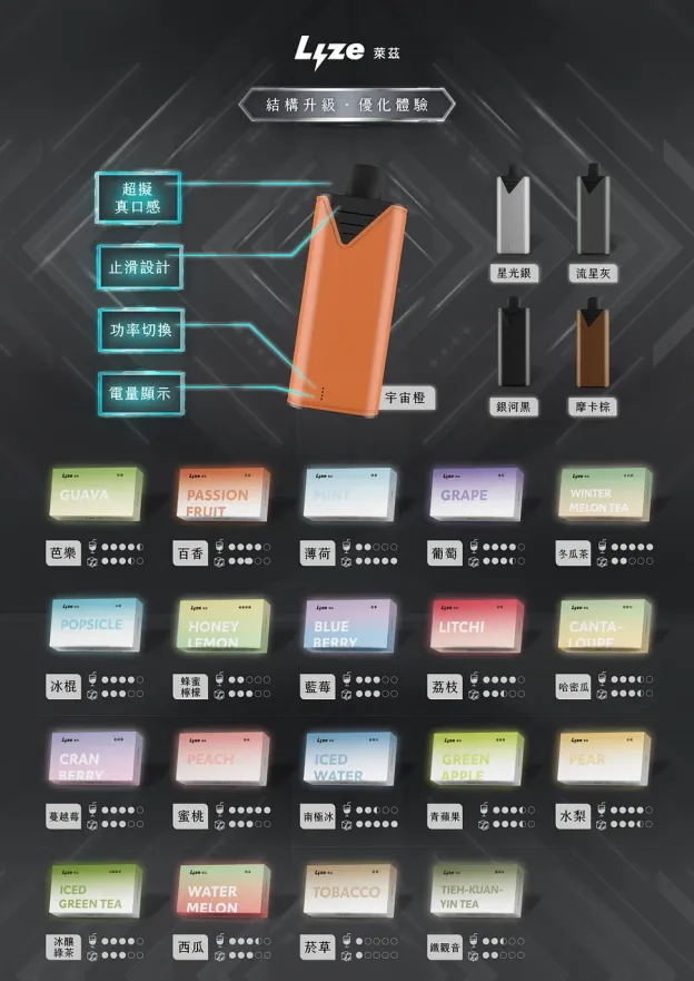 Lyze 萊茲 10000口抛棄式煙彈 | 東京魔盒通用