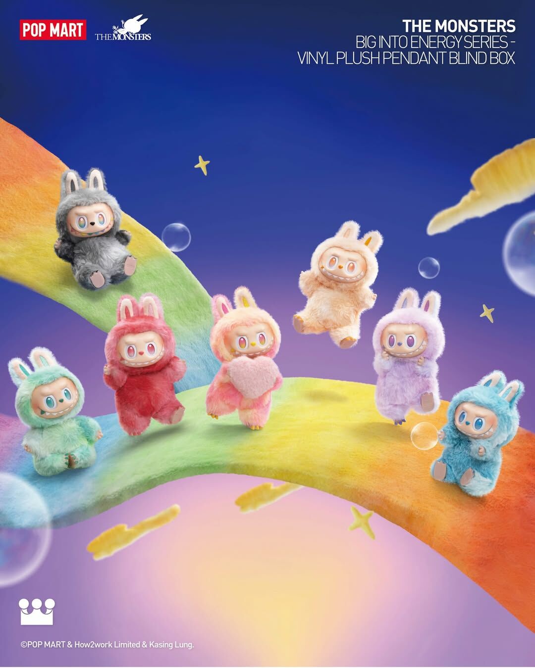 POPMART 泡泡瑪特 Labubu 3.0 前方高能 搪膠毛絨 系列盲盒