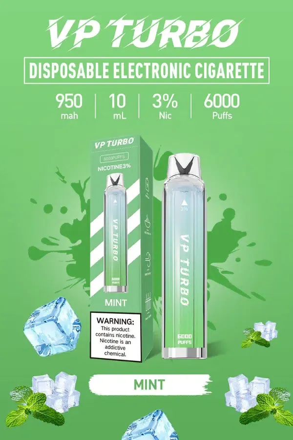 VP TURBO 6000口 發光棒 抛棄式/一次性電子煙 台灣現貨
