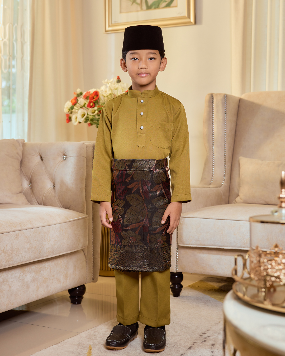 BADANG KIDS IN LIGHT OLIVE 