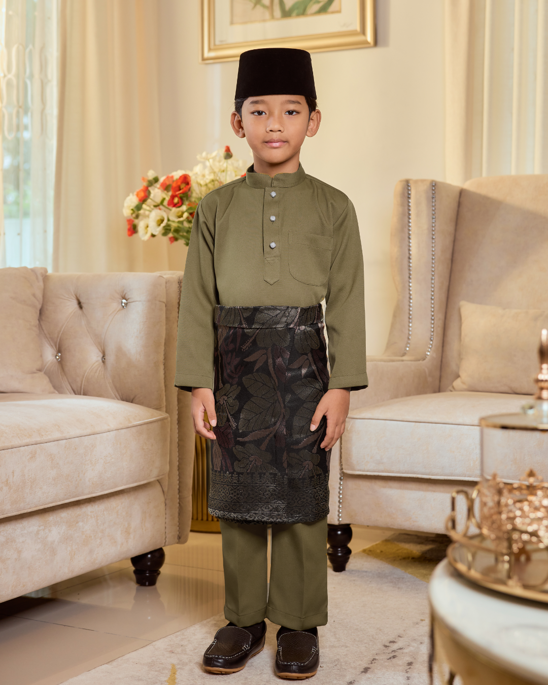 BADANG KIDS IN OLIVE
