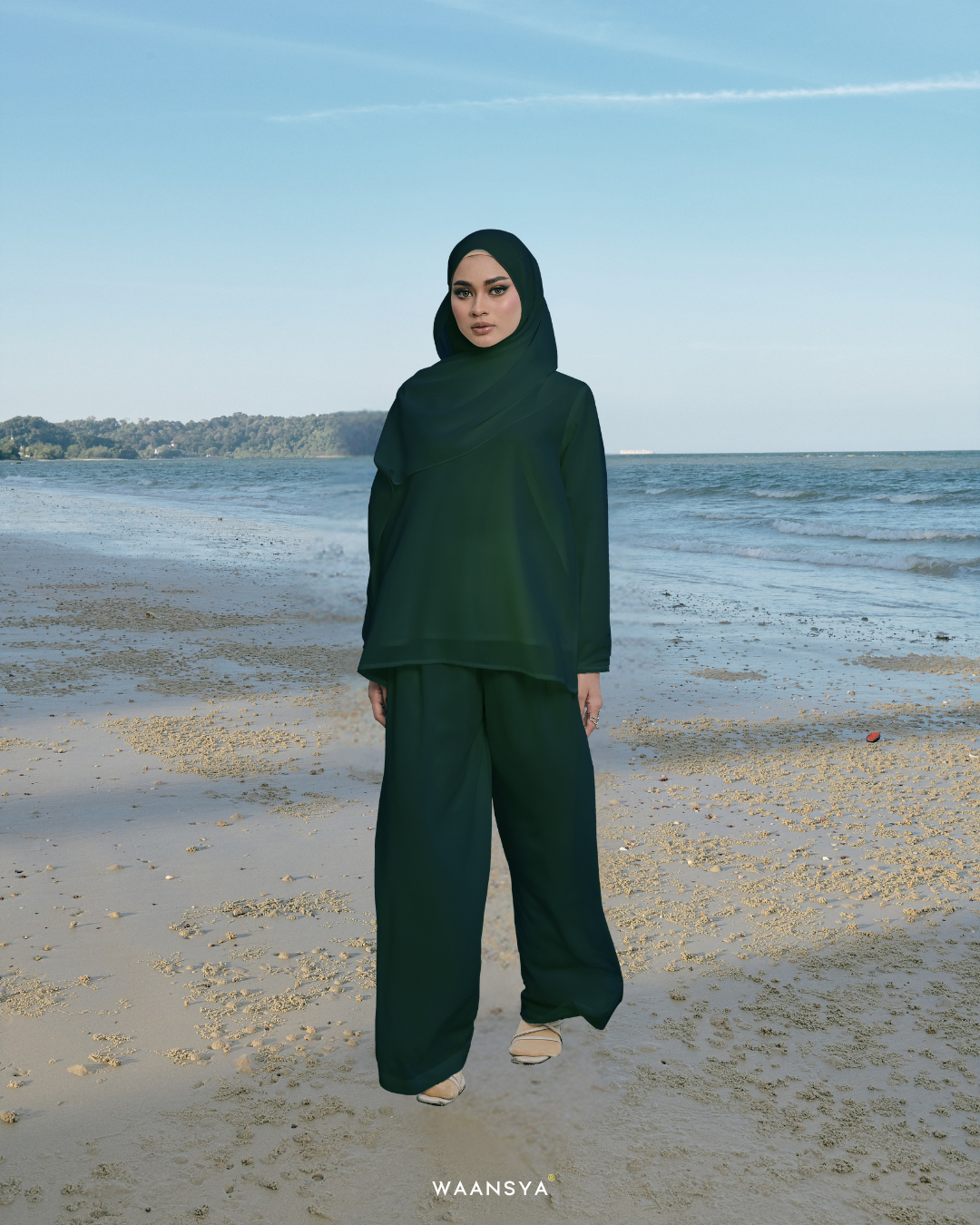 ALUNA IN EMERALD GREEN