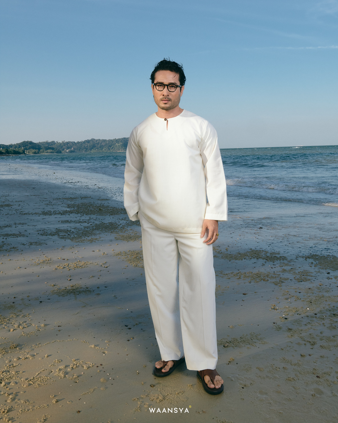 IDREES KURTA IN OFF WHITE