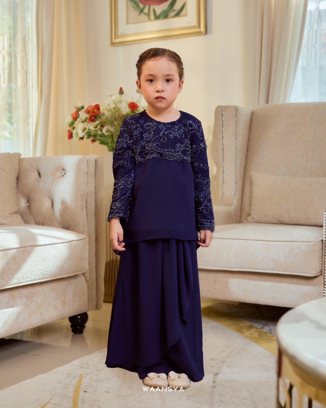Eleanor Kids in Navy Blue