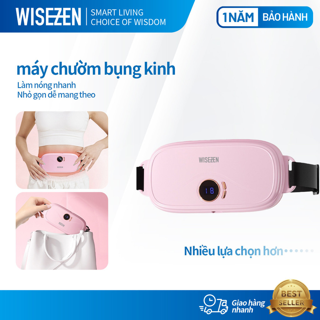 Máy Massage Bụng Kinh Wisezen Chườm Nóng Có Thể Nhanh Chóng Làm Nóng Giảm đau Bụng Kinh Cho Quà Sinh Nhật Cho Nữ