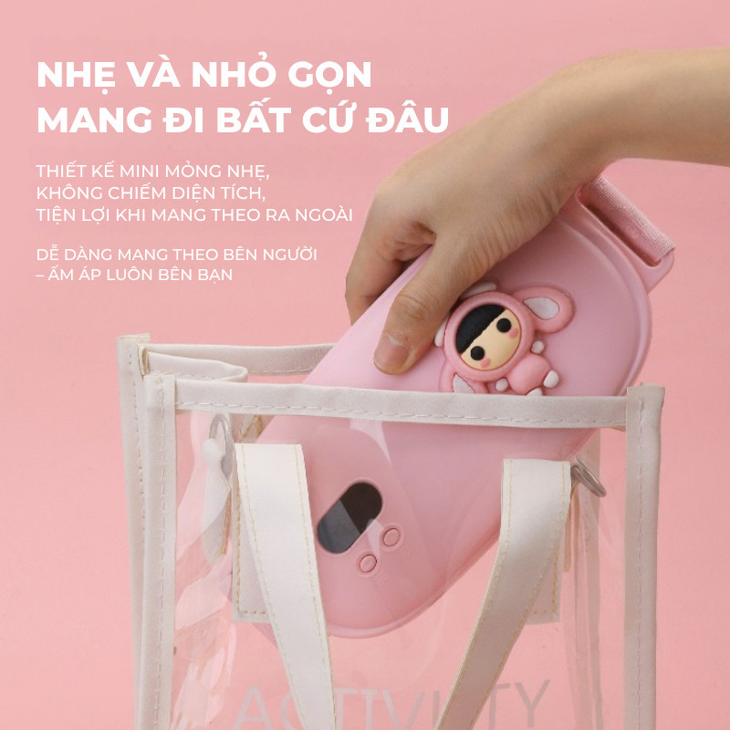 Máy Massage Bụng Kinh Wisezen Chườm Nóng Có Thể Nhanh Chóng Làm Nóng Giảm đau Bụng Kinh Cho Quà Sinh Nhật Cho Nữ