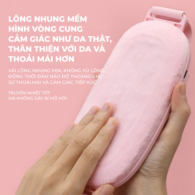 Máy Massage Bụng Kinh Wisezen Chườm Nóng Có Thể Nhanh Chóng Làm Nóng Giảm đau Bụng Kinh Cho Quà Sinh Nhật Cho Nữ