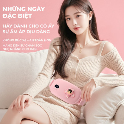 Máy Massage Bụng Kinh Wisezen Chườm Nóng Có Thể Nhanh Chóng Làm Nóng Giảm đau Bụng Kinh Cho Quà Sinh Nhật Cho Nữ