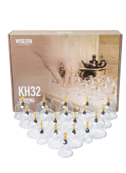 Bộ Giác Hơi Chân Không 32 Cốc Không Dùng Lửa Wisezen Giác Hơi Chân Không Tri Liệu Thư Giãn Chính Hãng