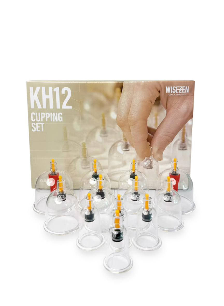 Bộ Giác Hơi Chân Không 32 Cốc Không Dùng Lửa Wisezen Giác Hơi Chân Không Tri Liệu Thư Giãn Chính Hãng