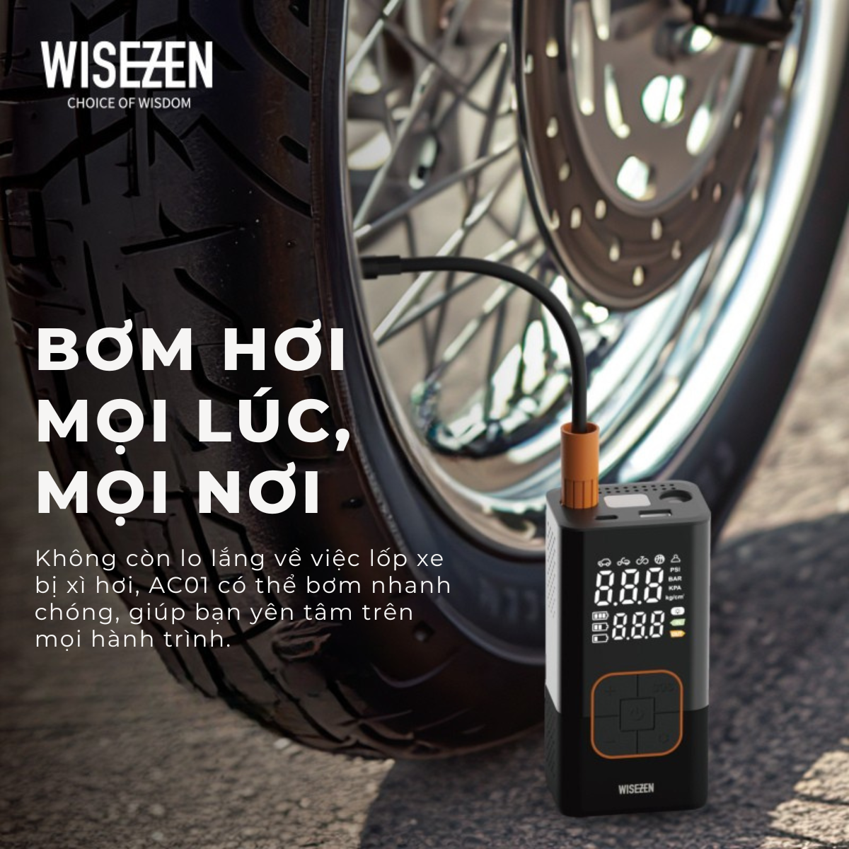 WiseZen Portable Electric Air Compressor AC01
