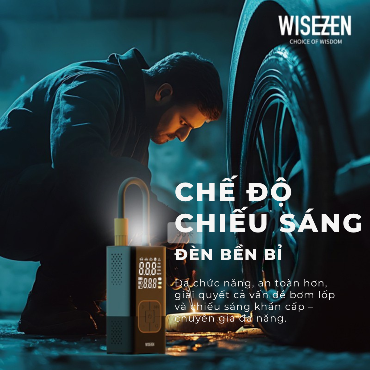 WiseZen Portable Electric Air Compressor AC01