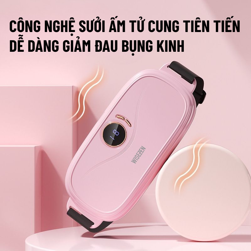 Máy Massage Bụng Kinh Wisezen Chườm Nóng Có Thể Nhanh Chóng Làm Nóng Giảm đau Bụng Kinh Cho Quà Sinh Nhật Cho Nữ