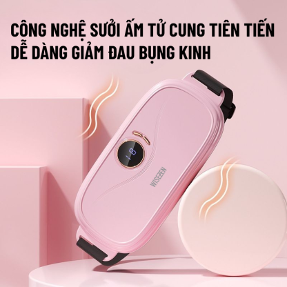 Máy Massage Bụng Kinh Wisezen Chườm Nóng Có Thể Nhanh Chóng Làm Nóng Giảm đau Bụng Kinh Cho Quà Sinh Nhật Cho Nữ