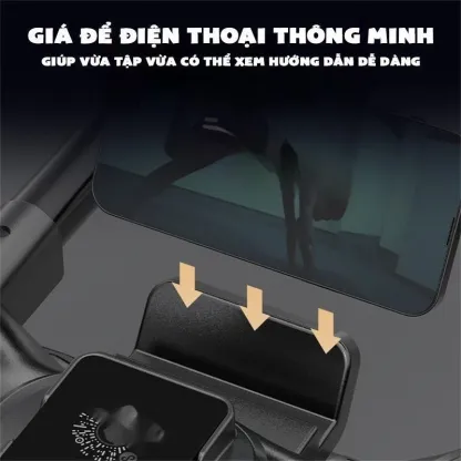 Con Lăn Tập Bụng Trợ Lực 4 Bánh Chống Đổ Có Đồng Hồ Dụng Cụ Plank Tại Nhà Thế Hệ Mới Wisezen