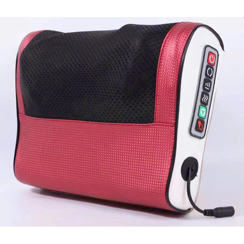 Gối Massage Cổ Vai Gáy Hồng Ngoại 20 Bi đảo Chiều Máy Mát Xa Cổ Vai Gáy Giảm đau Nhức Mỏi Vai Gáy Toàn Thân Thư Giãn
