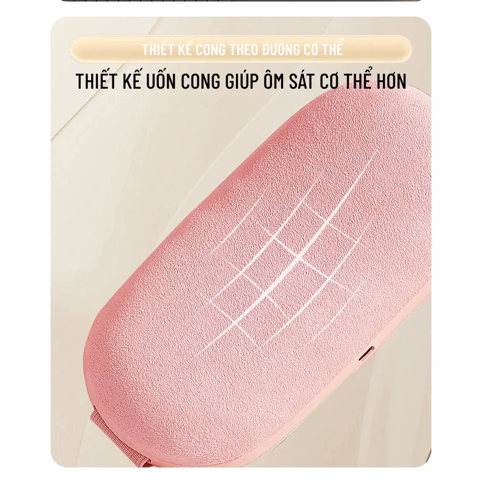 Máy Massage Chườm Bụng Kinh Kèm đai Giúp Làm ấm Giảm đau Bụng Kinh Cho Phụ Nữ đến Kỳ Wisezen Quà Sinh Nhật Cho Nữ