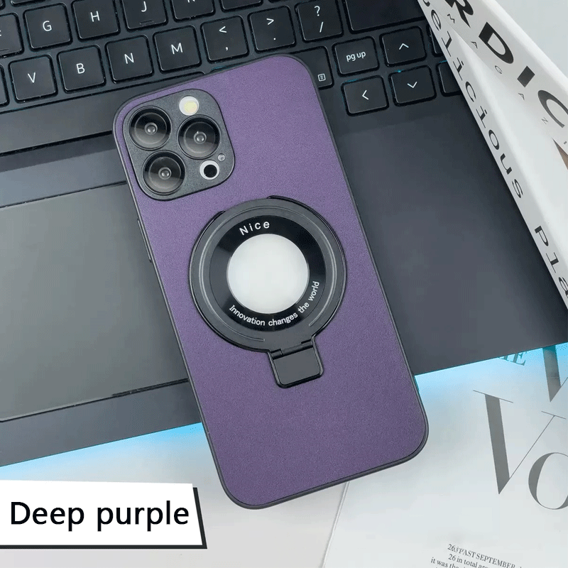 High quality leather magnetic iphone case