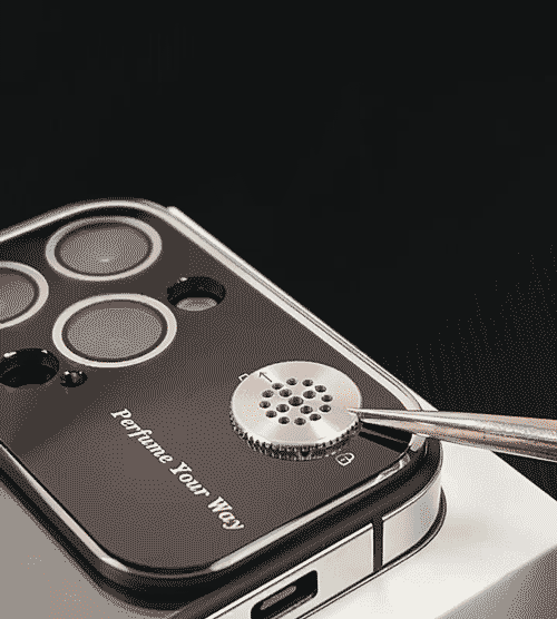 Fragrance Stainless Steel Phone Case