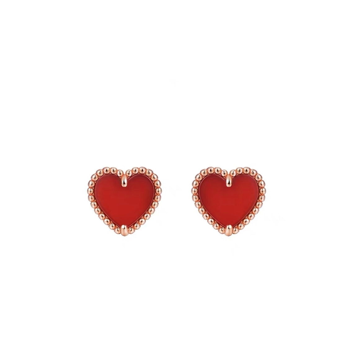 Mini Red Agate Heart