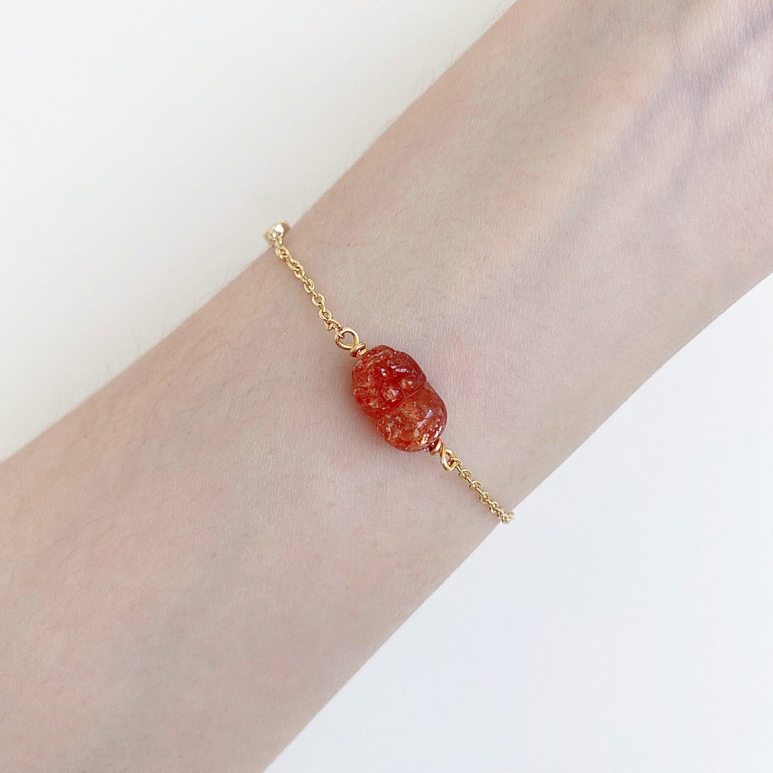 Golden Strawberry Quartz Pixiu