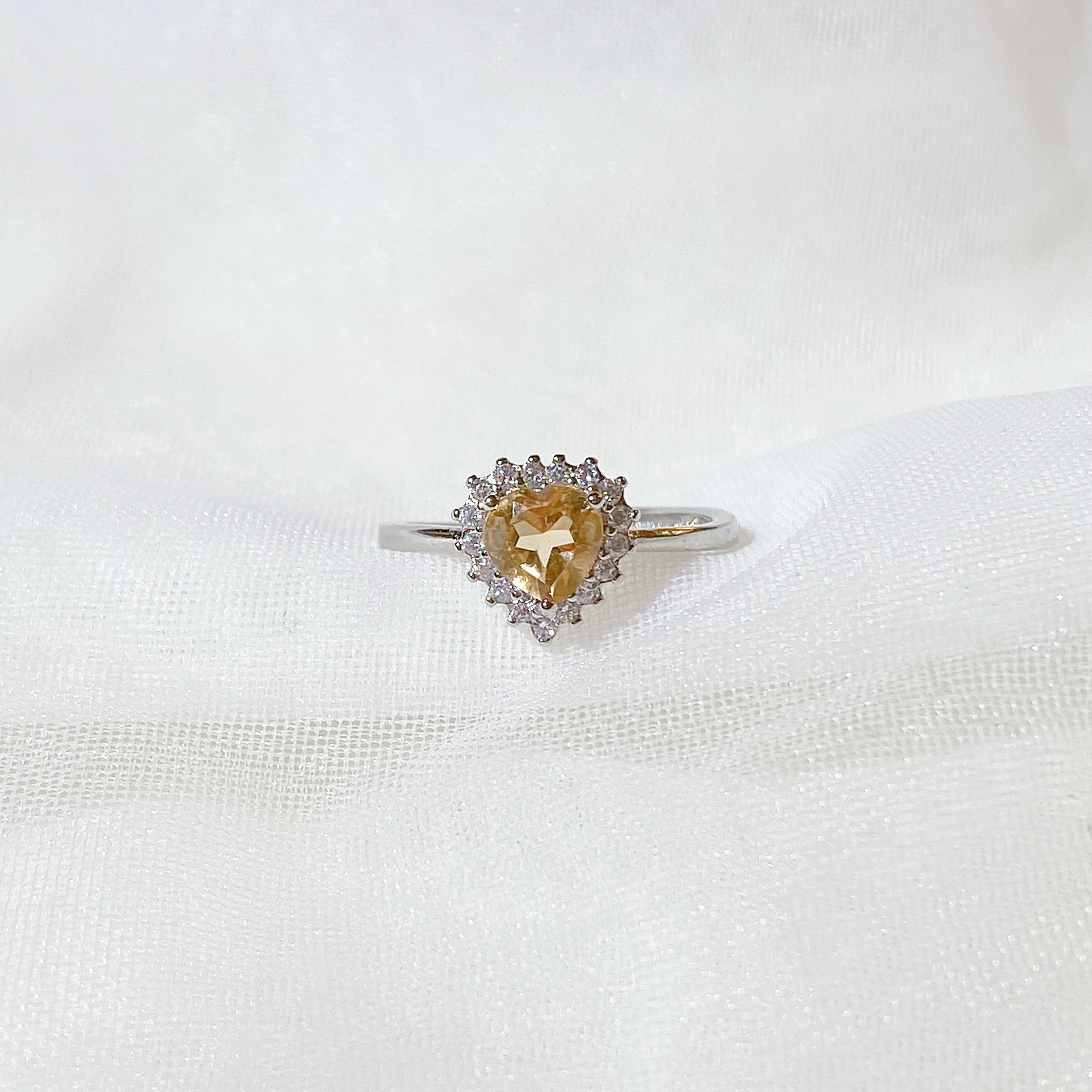 Heart Gems Rings