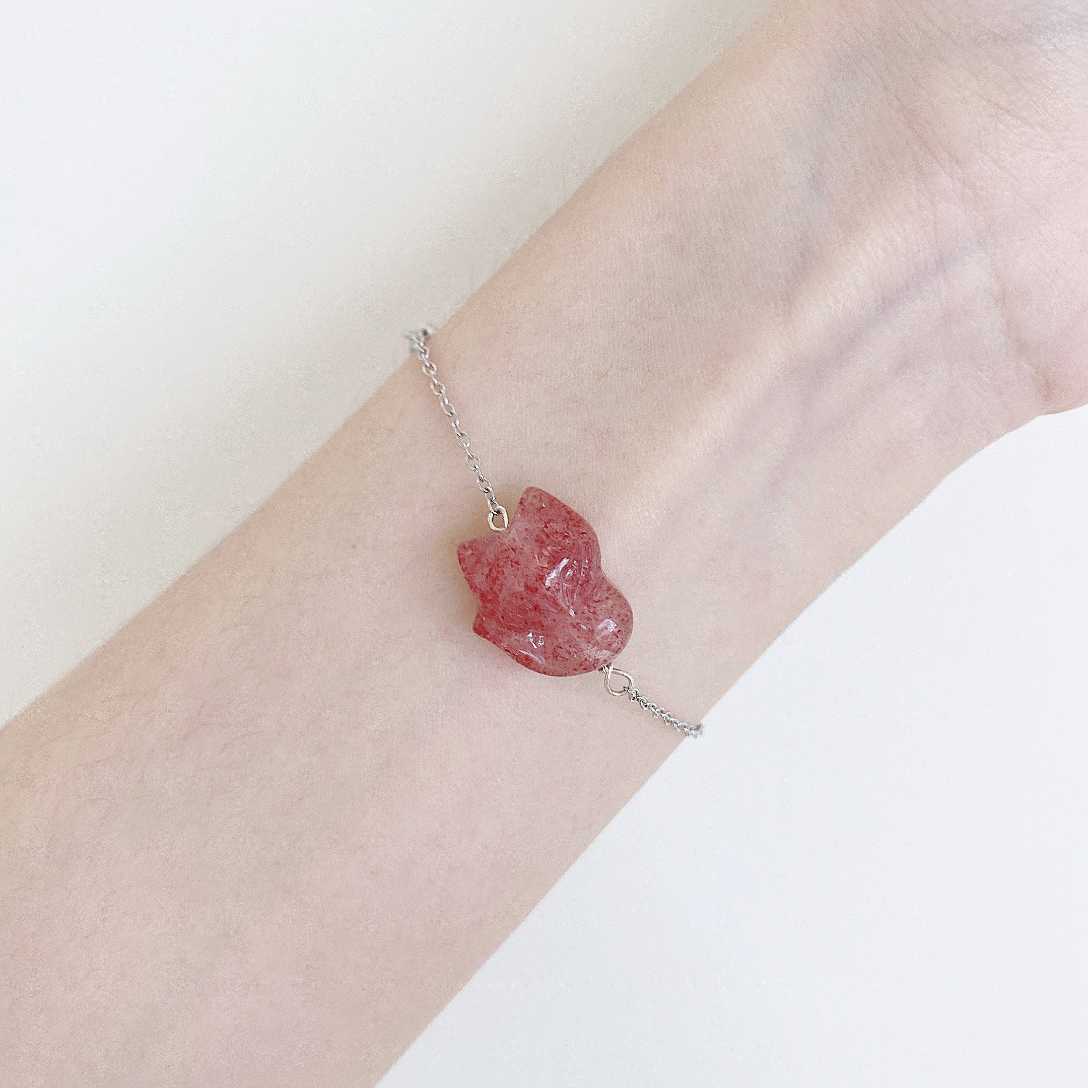 Strawberry Quartz Fairy Fox