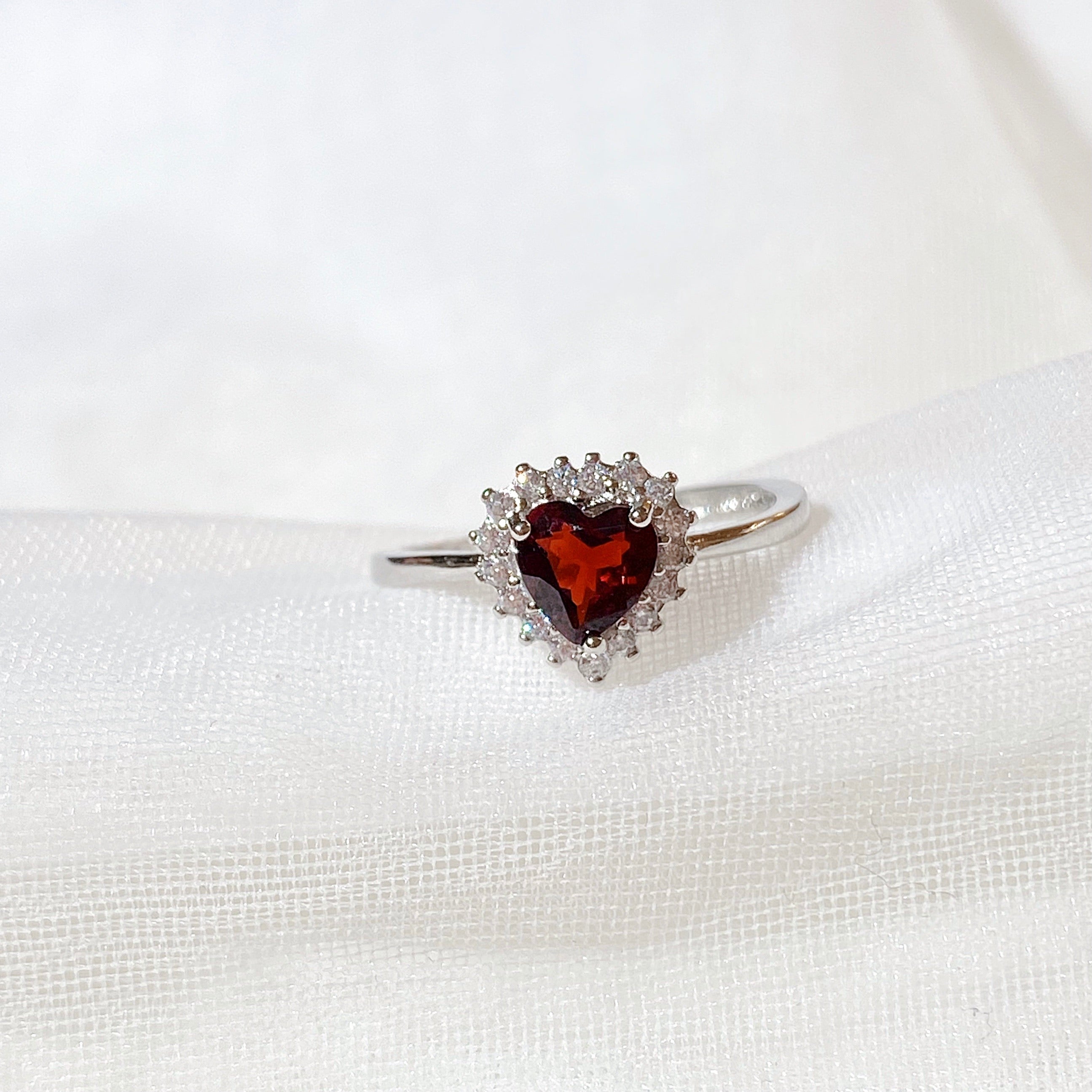 Heart Gems Rings
