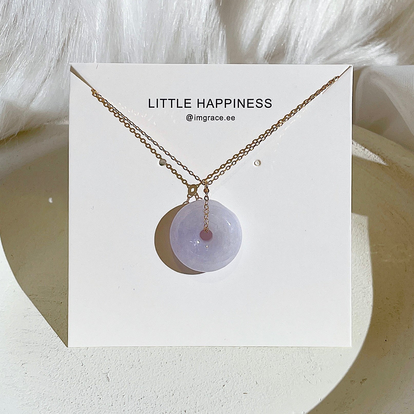 Classic Lavender Jade Necklace