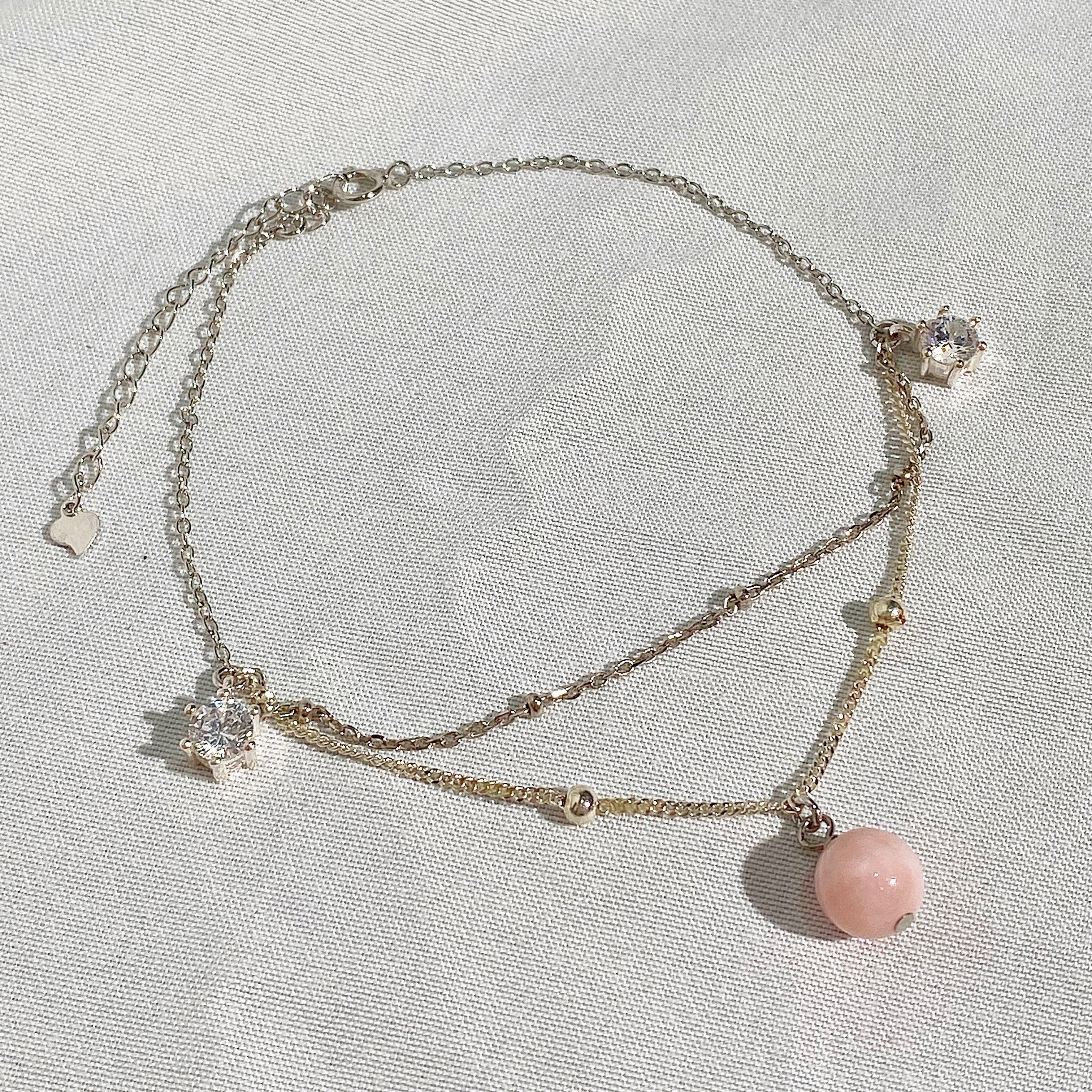 Cotton Candy Anklet