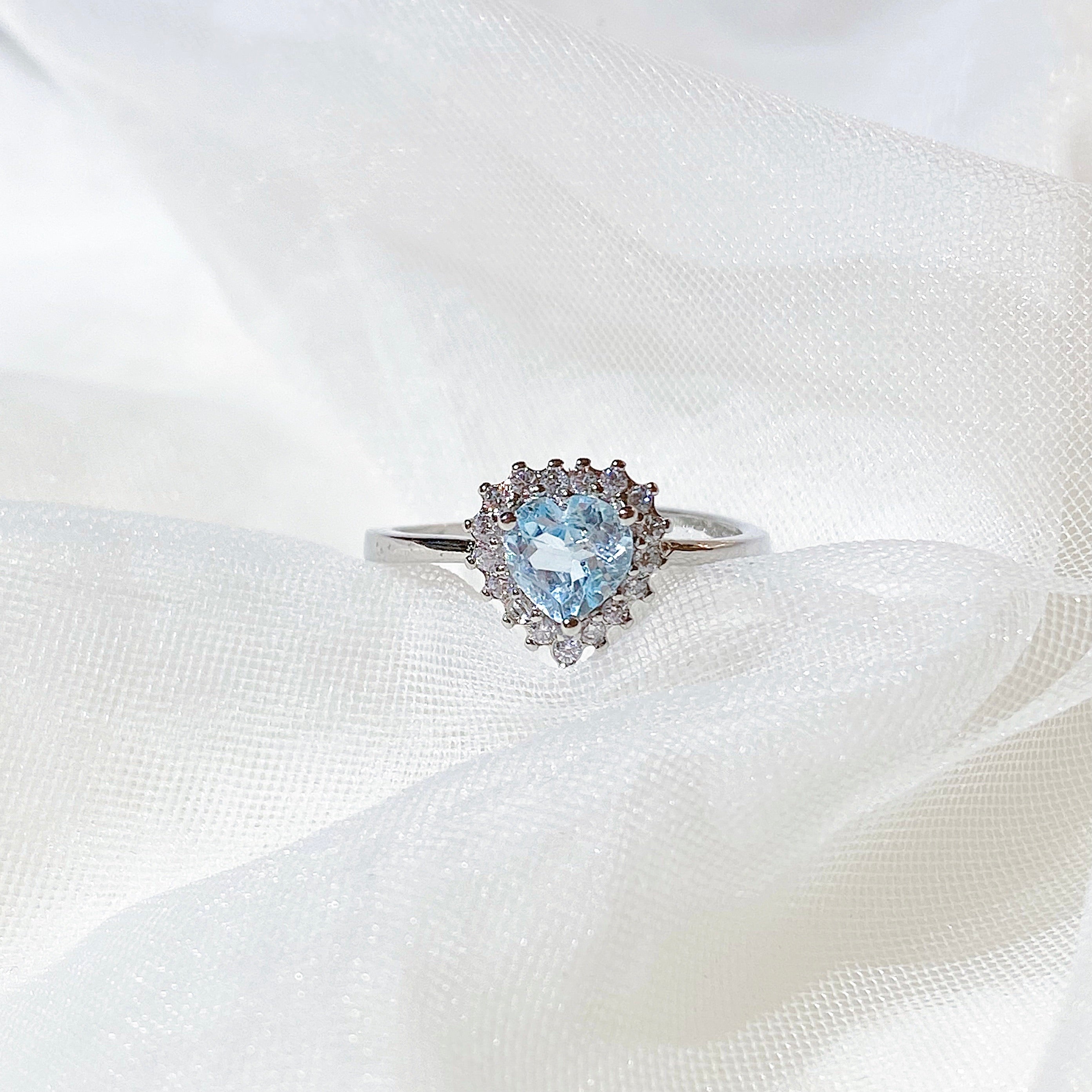 Heart Gems Rings
