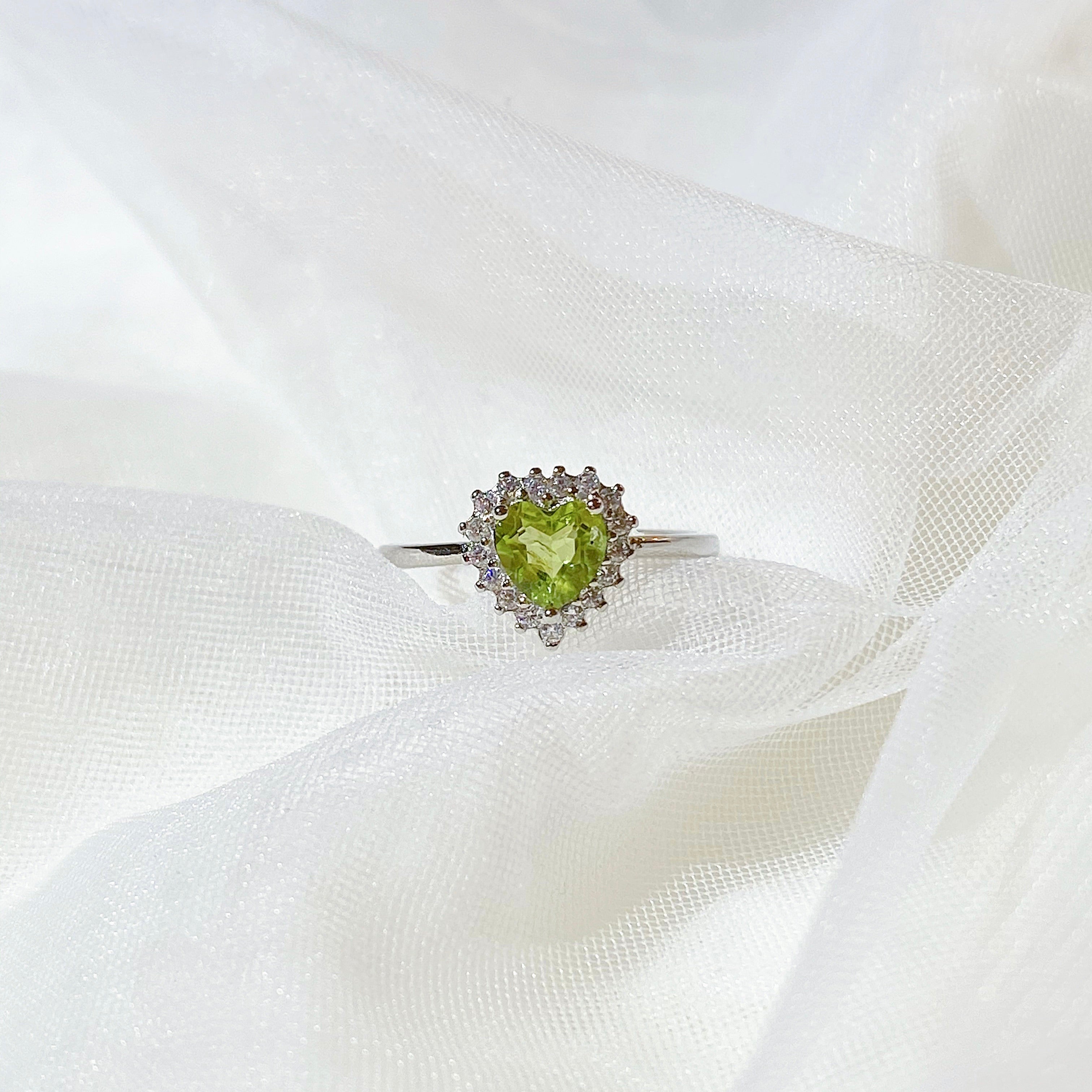 Heart Gems Rings