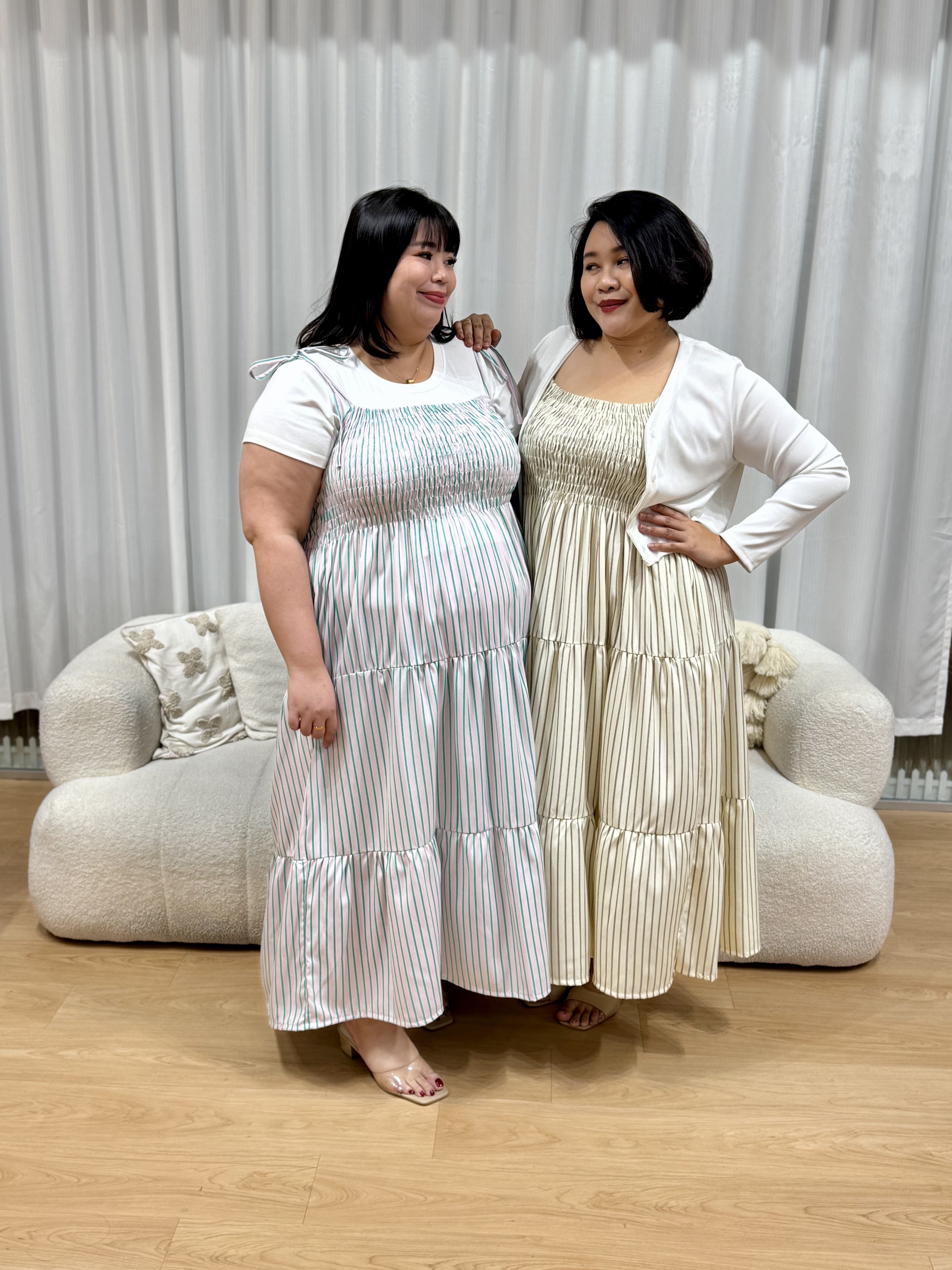 Chloe Strippy Maxi Dress | Plus Size Dress