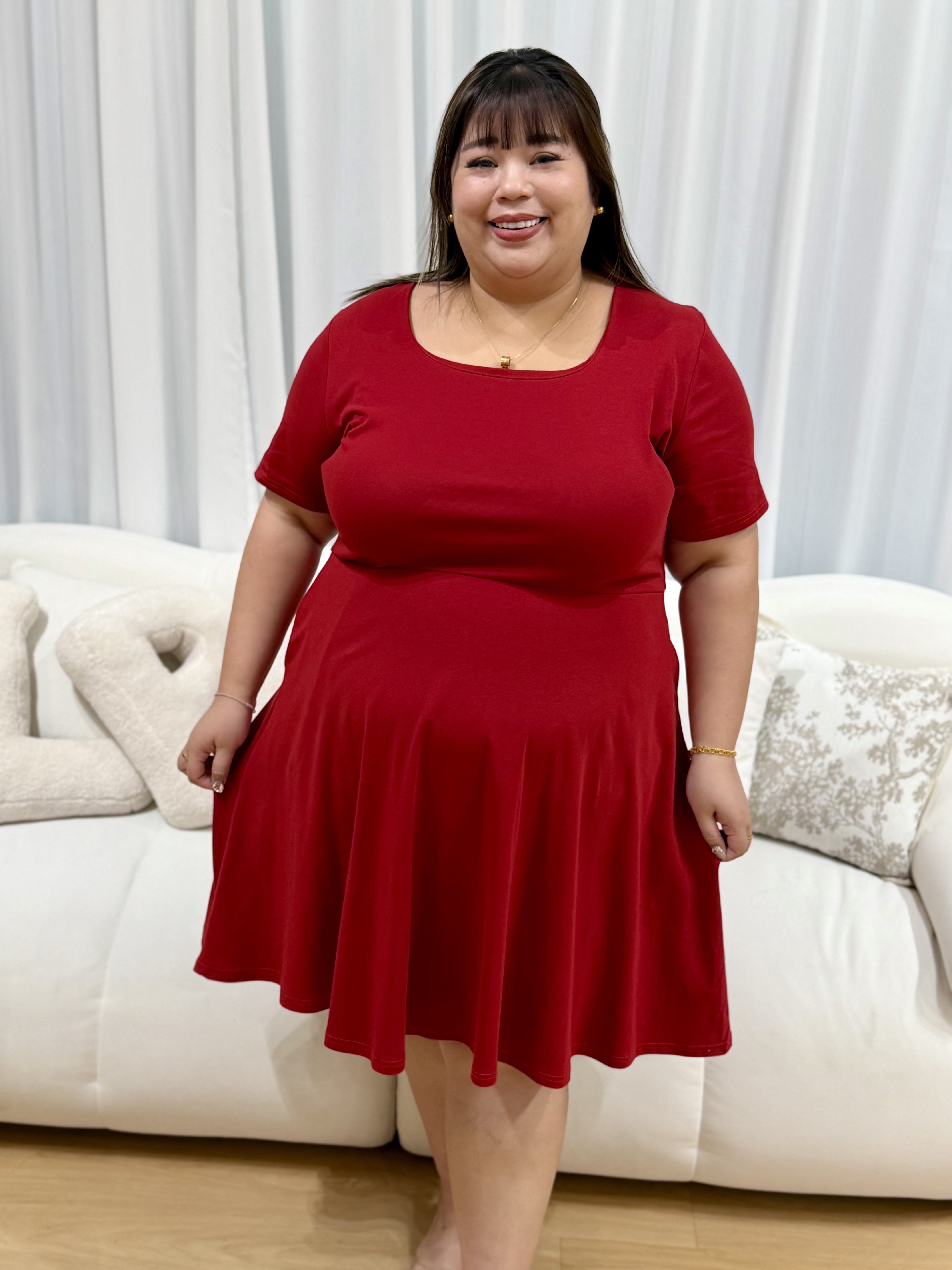 Marvy Box Premium Cotton Dress | Plus Size Dress