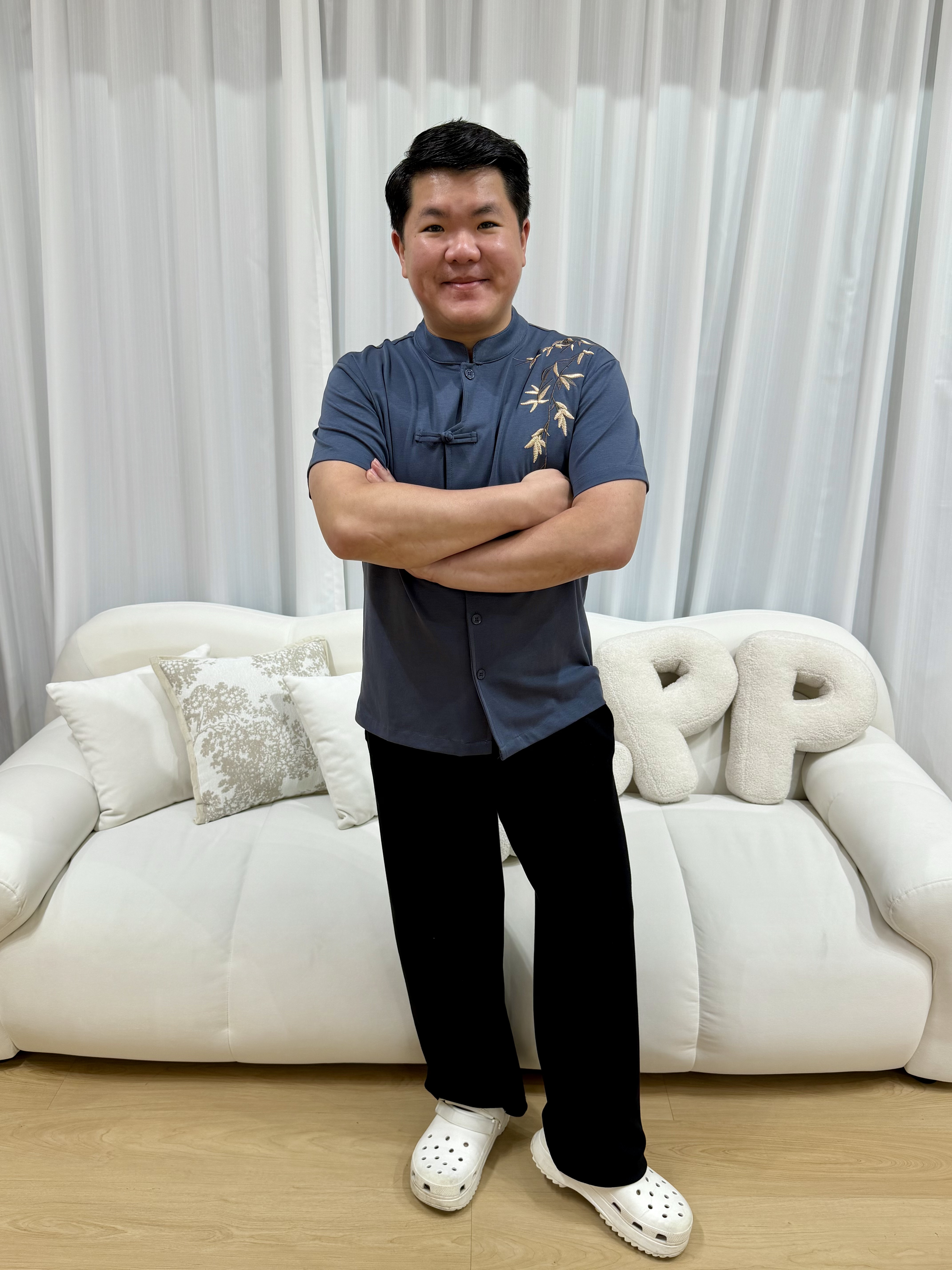 竹瑞 Mens Qipao Top | Plus Size Mens Top