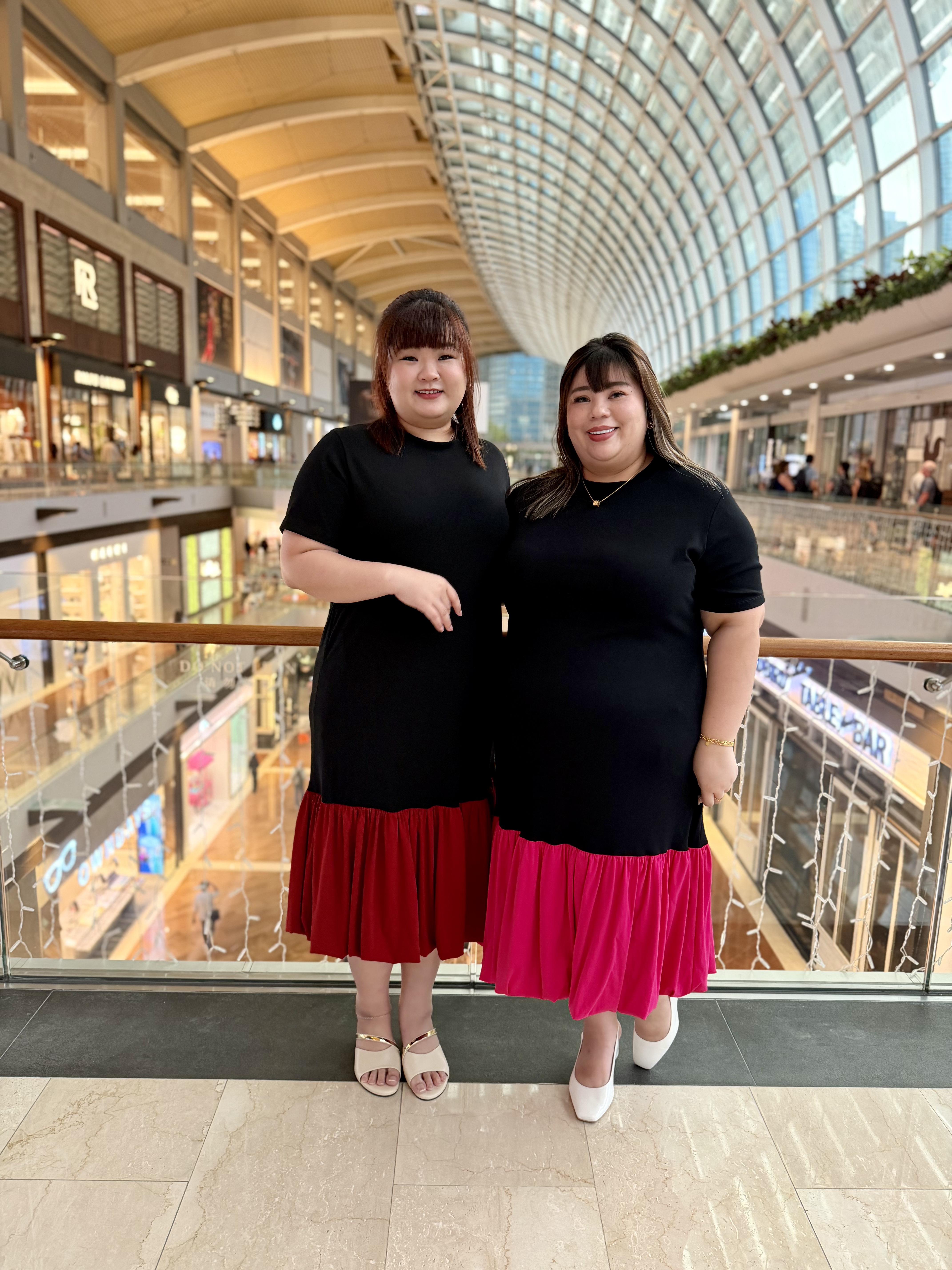 Love+ Naomi Duo Colour Maxi Bubble Dress | Plus Size Dress