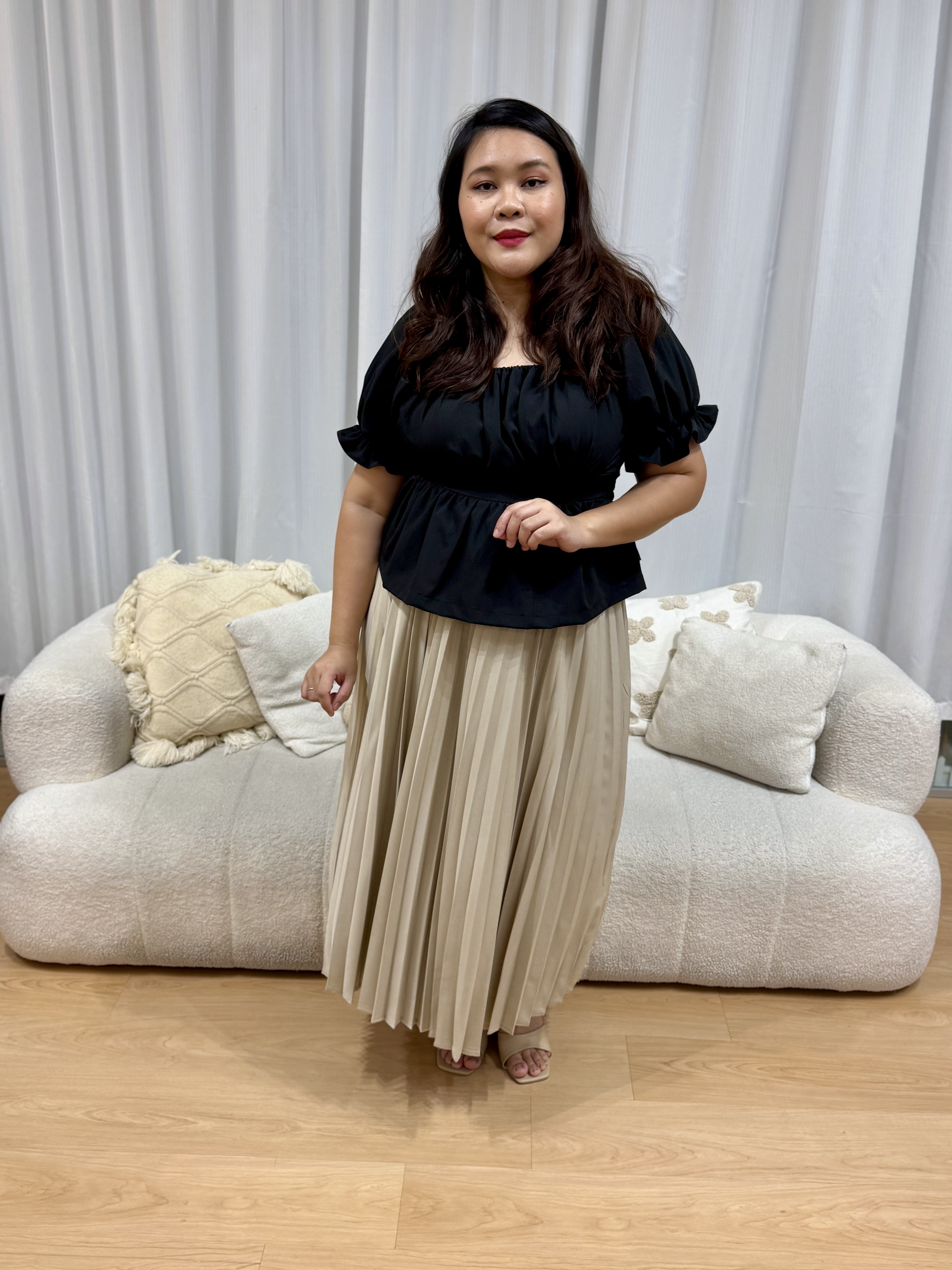 Love+ Annmarie Pleated Skirt | Plus Size Skirt