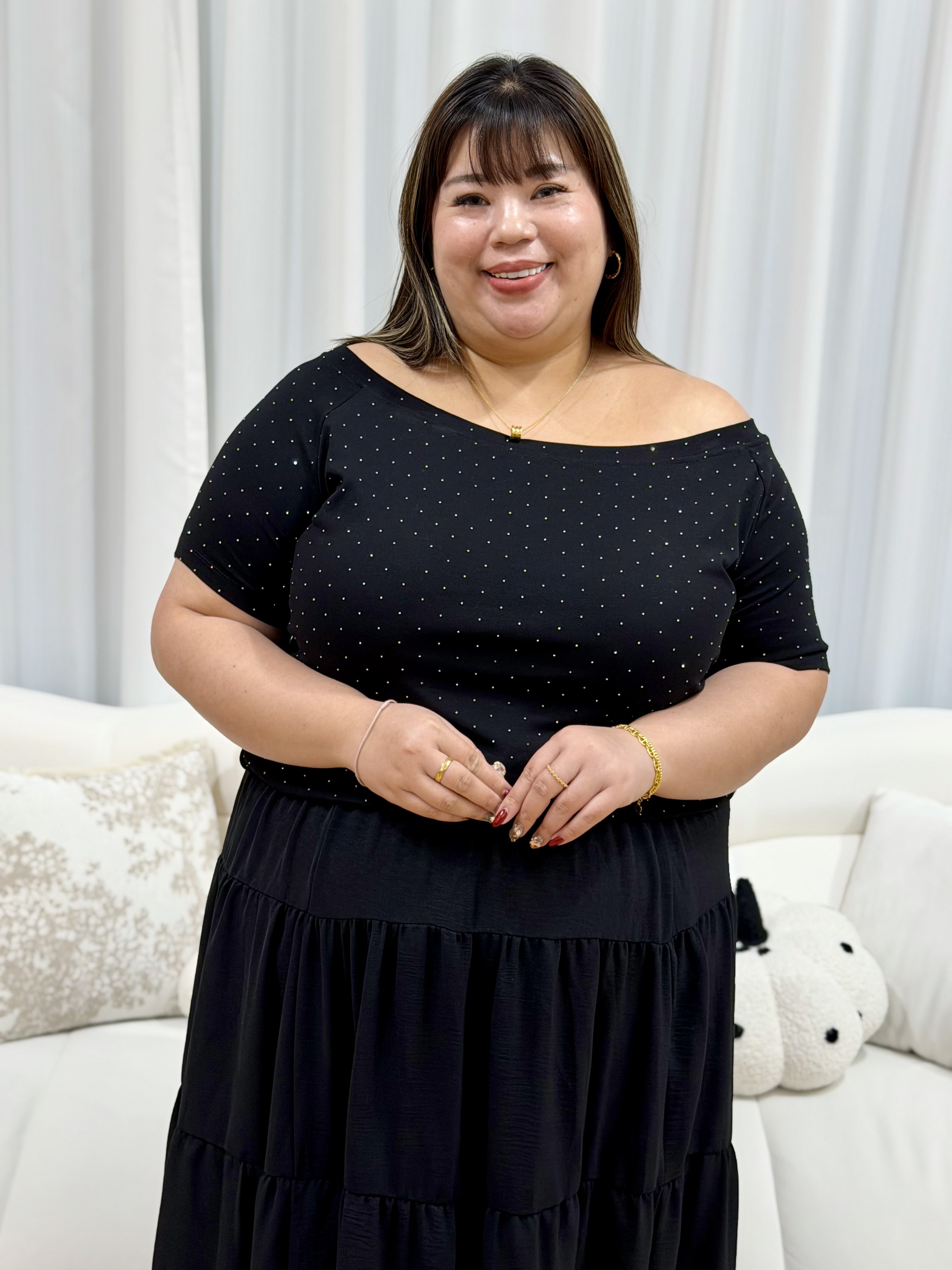 Giltter Everyday Toga Top | Plus Size Top