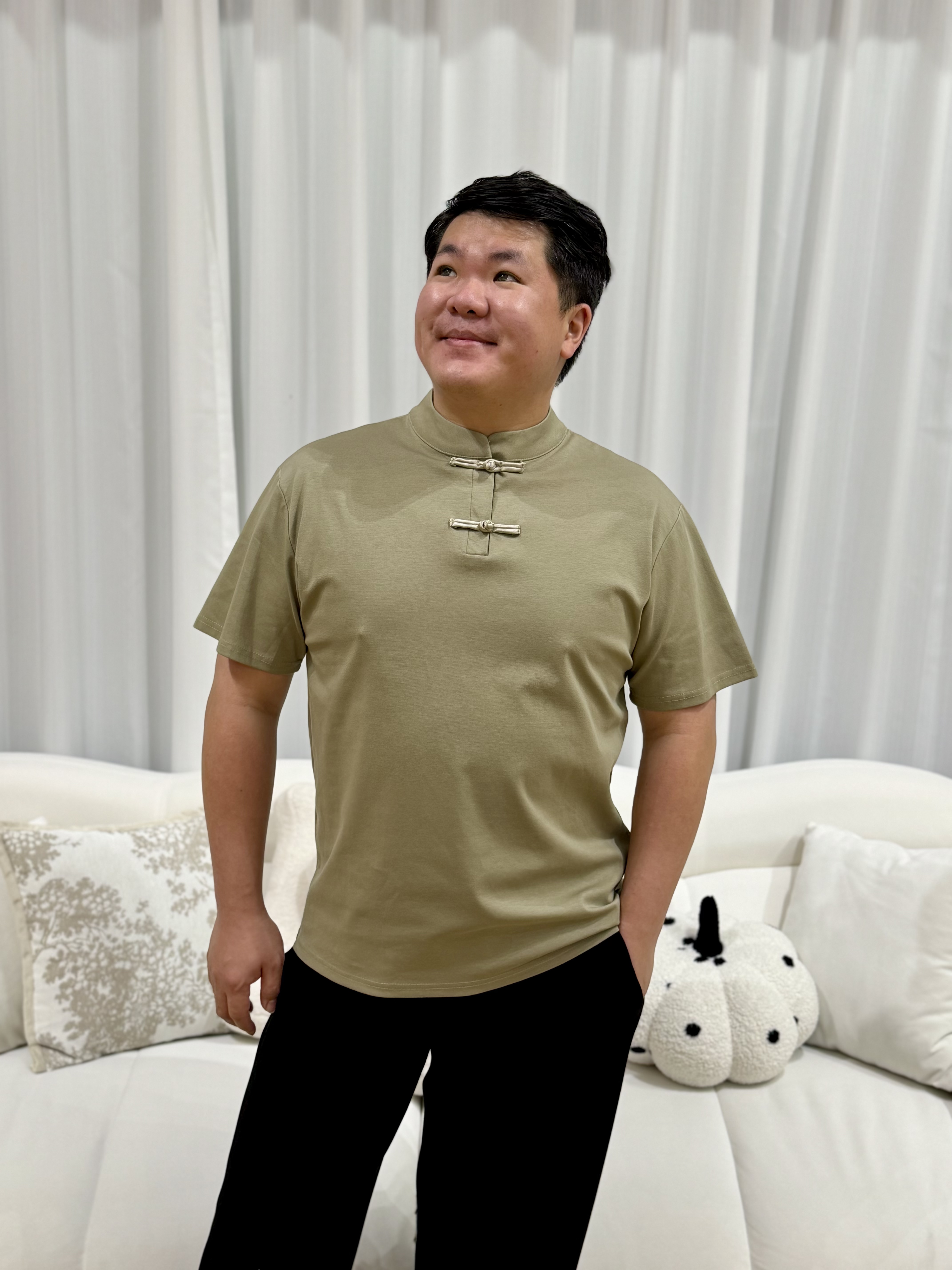 悦儿 Qipao Men Top | Plus Size Men Top