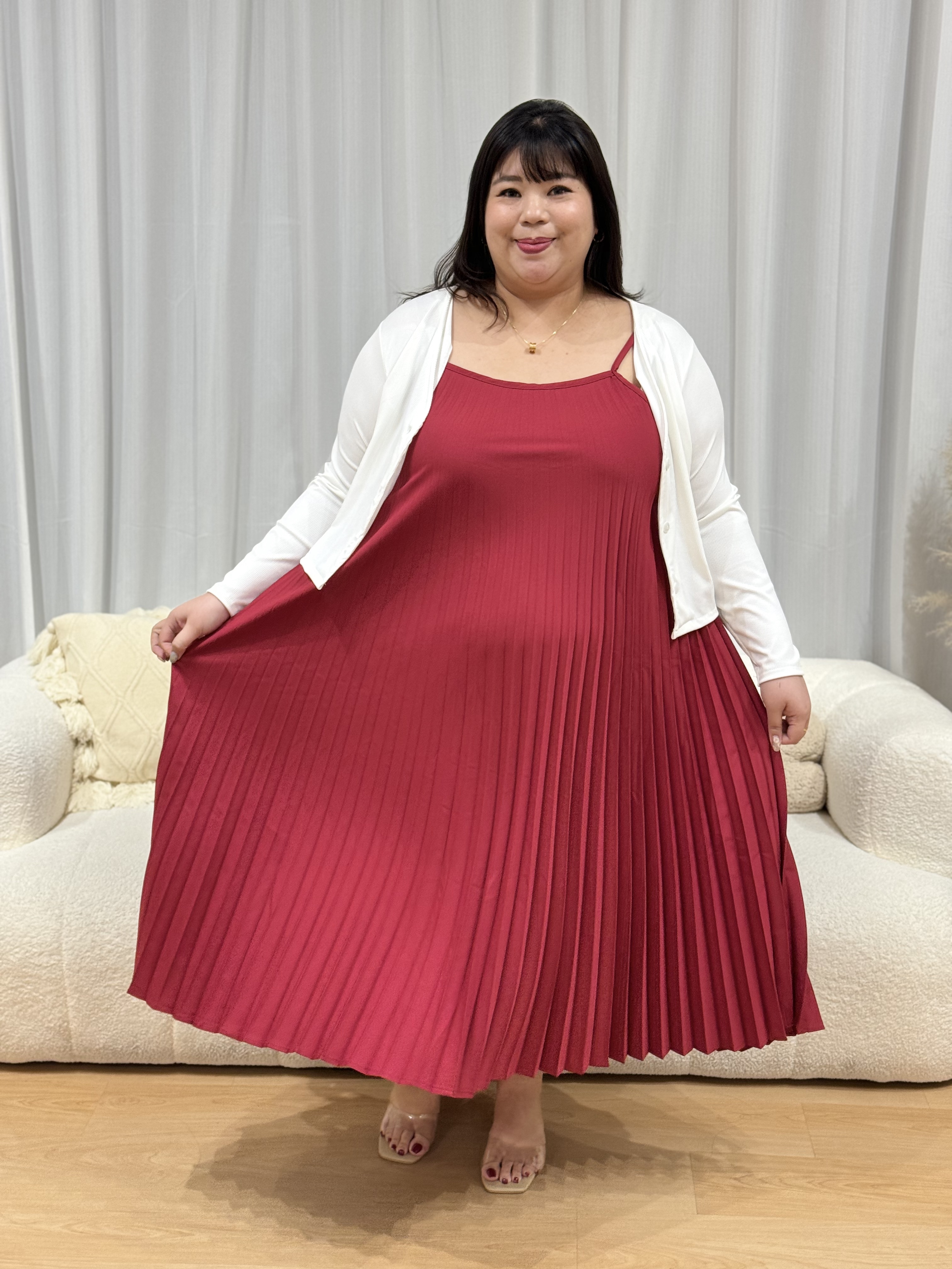 Jacinta Pleated Dress | Plus Size Dress